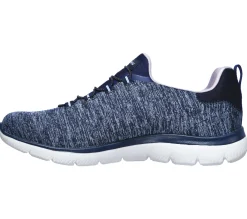 Slip-Ons|Athletic Sneakers<SKECHERS Summits - Quick Getaway NAVY / PURPLE