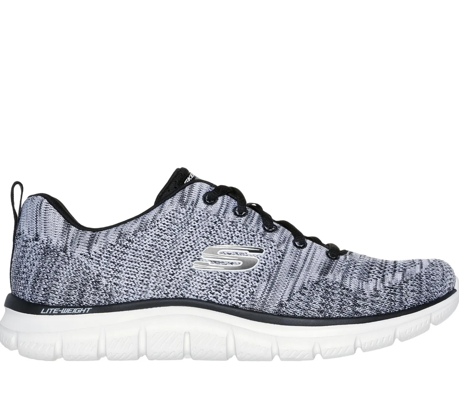Lace Up|Athletic Sneakers<SKECHERS Track - Daytime Dreamer WHITE / BLACK