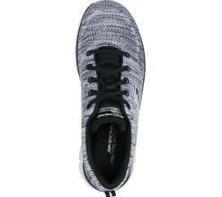 Lace Up|Athletic Sneakers<SKECHERS Track - Daytime Dreamer WHITE / BLACK