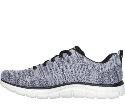 Lace Up|Athletic Sneakers<SKECHERS Track - Daytime Dreamer WHITE / BLACK