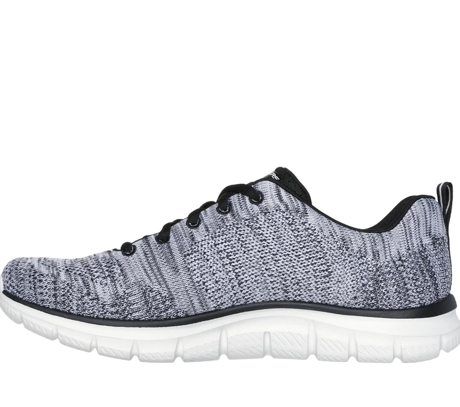 Lace Up|Athletic Sneakers<SKECHERS Track - Daytime Dreamer WHITE / BLACK