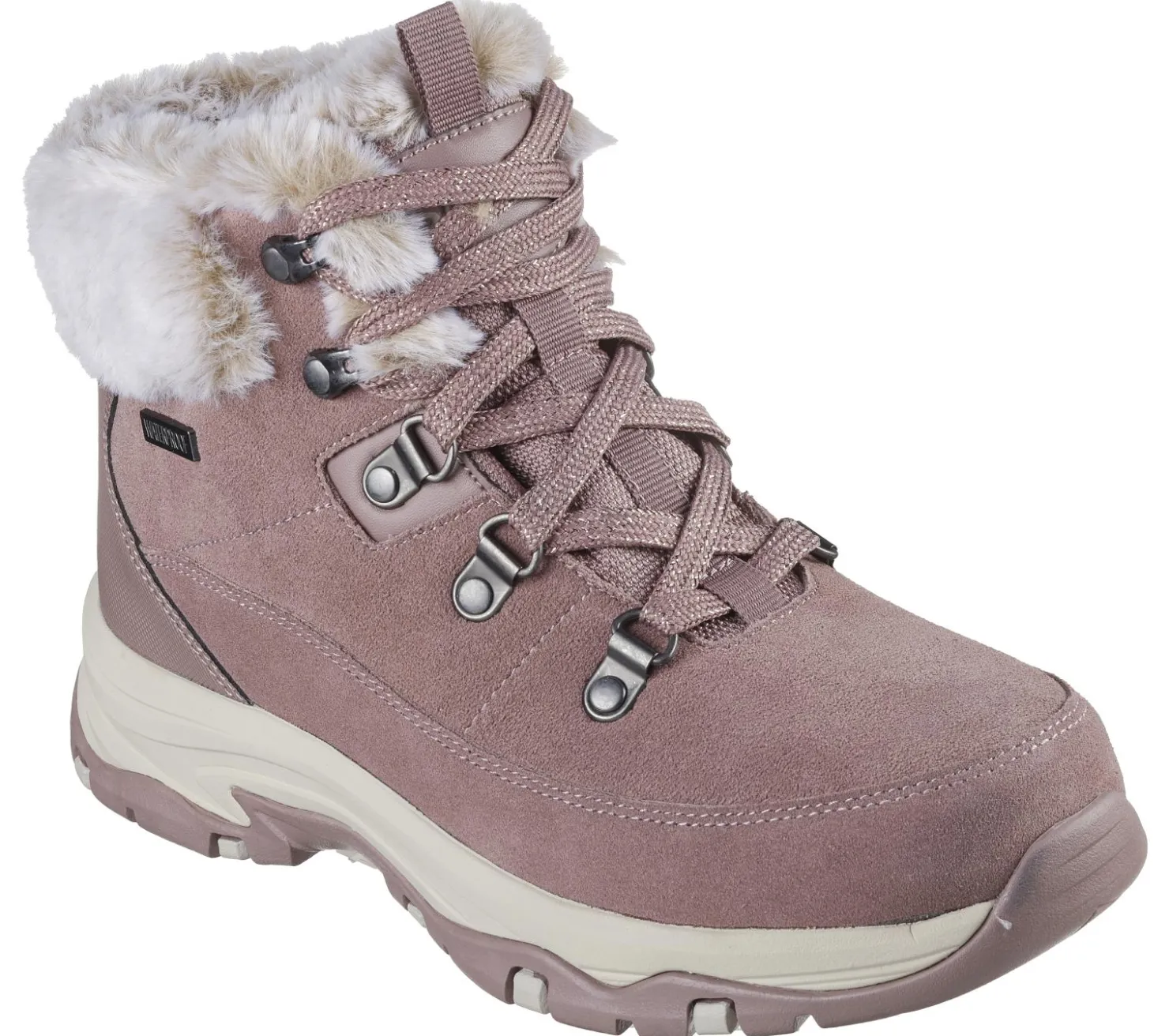 Boots<SKECHERS Trego - Snow Worries MAUVE