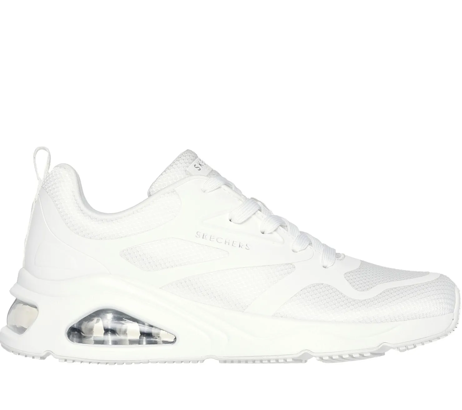 Lace Up|Athletic Sneakers<SKECHERS Tres-Air Uno - Revolution-Airy WHITE / SILVER