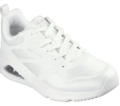Lace Up|Athletic Sneakers<SKECHERS Tres-Air Uno - Revolution-Airy WHITE / SILVER