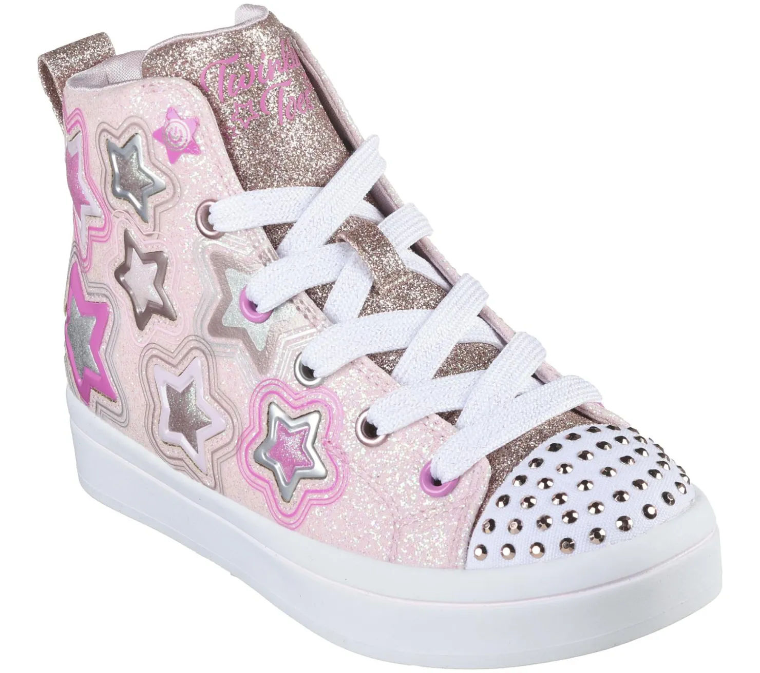 Light-Up|Lace Ups<SKECHERS Twi-Lites 2.0 - Star Gloss LIGHT PINK
