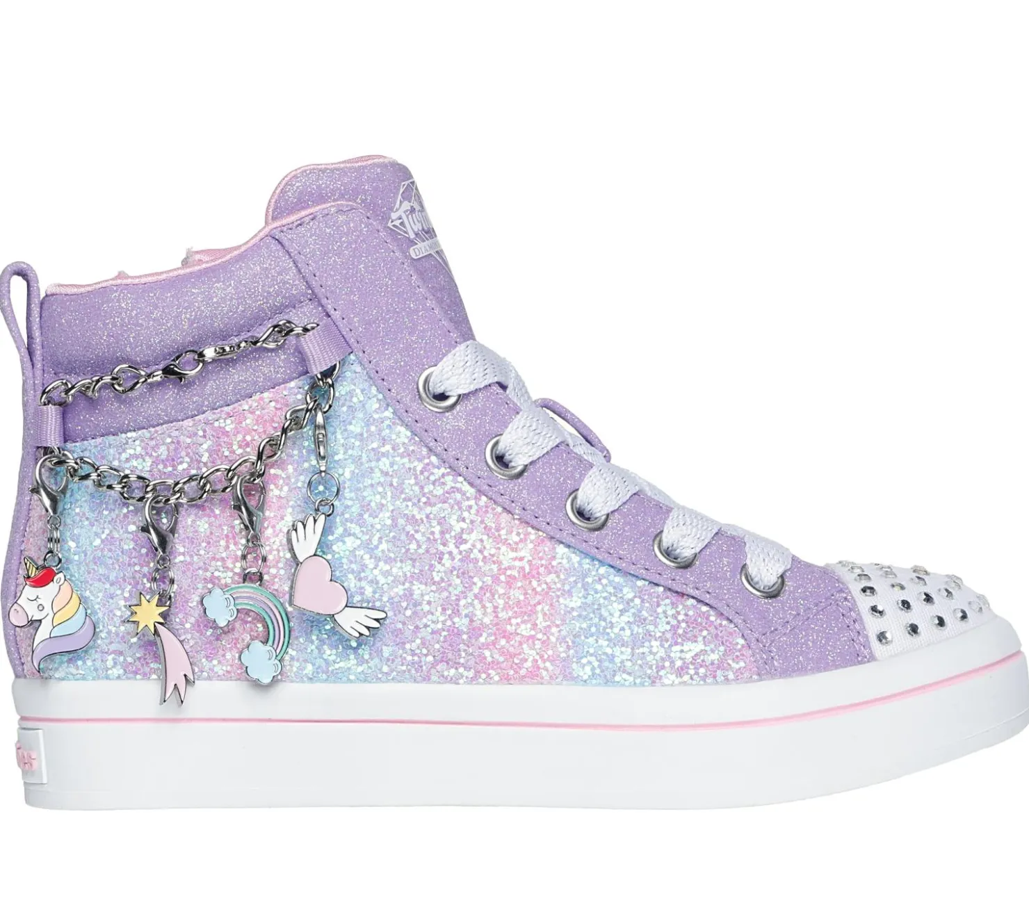 Light-Up|Lace Ups<SKECHERS Twi-Lites - Charm Glitz LAVENDER / MULTI