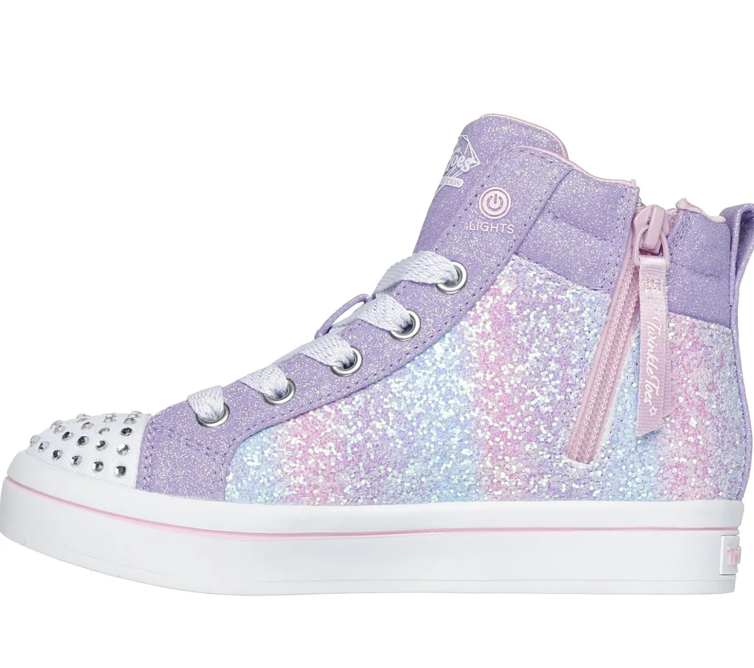 Light-Up|Lace Ups<SKECHERS Twi-Lites - Charm Glitz LAVENDER / MULTI