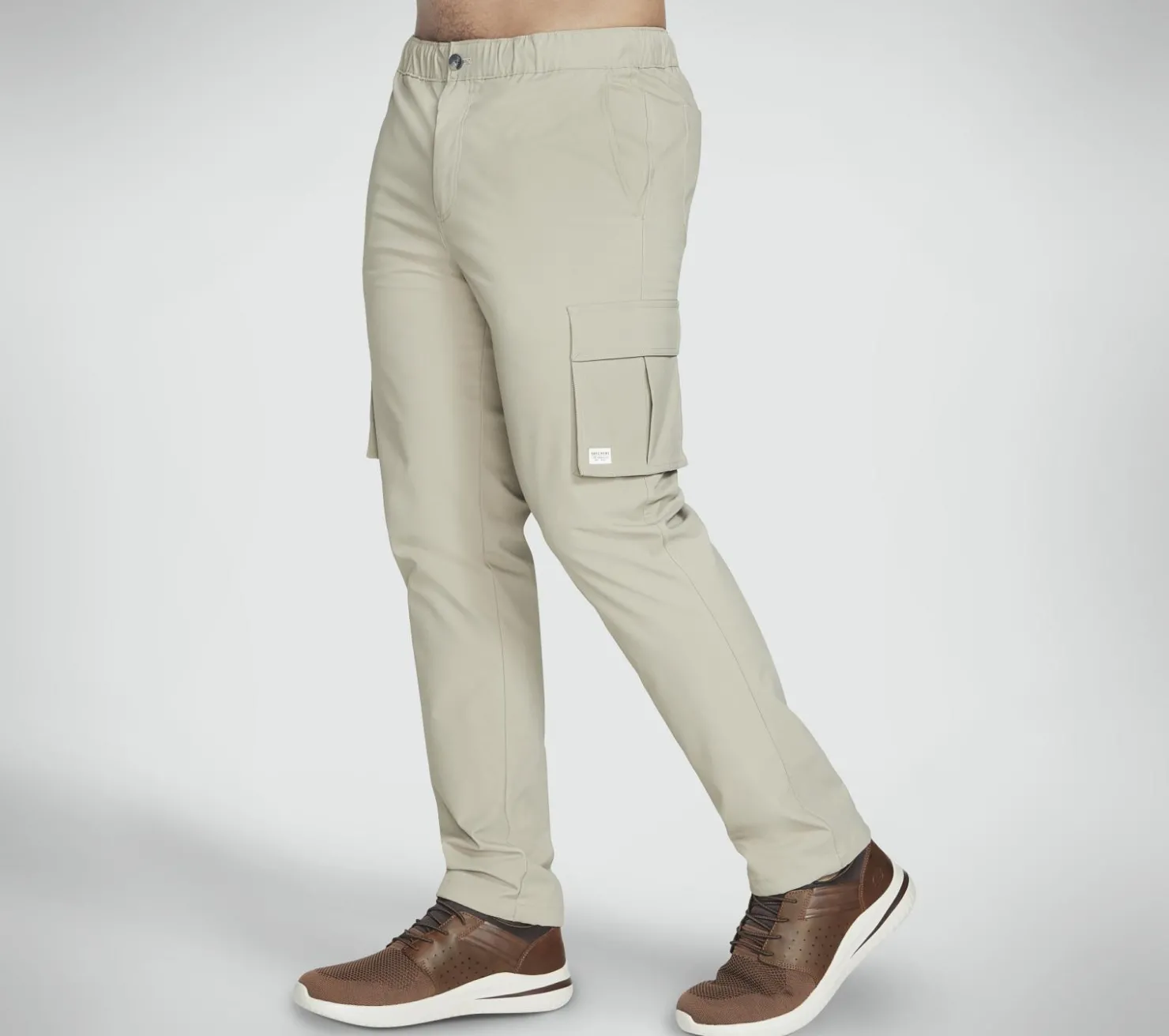 Bottoms|Bottoms<SKECHERS Twill Downtown Solid Cargo Pant NATURAL