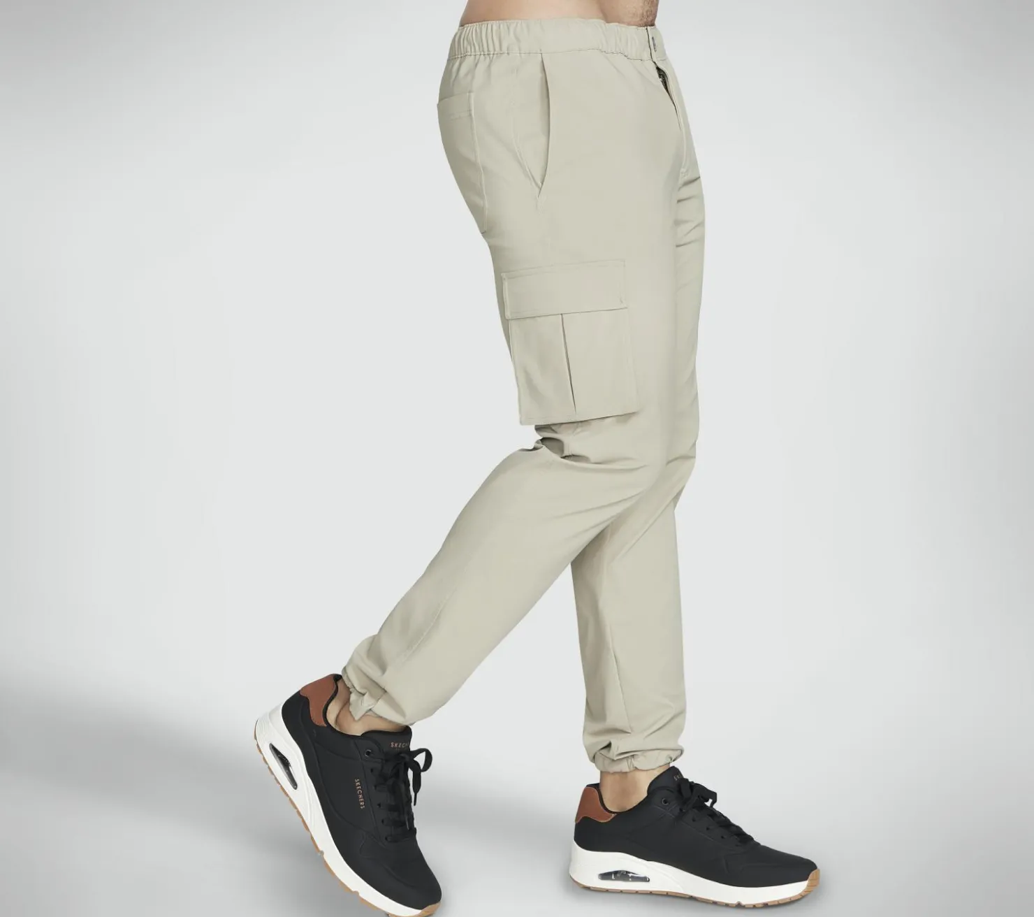 Bottoms|Bottoms<SKECHERS Twill Downtown Solid Cargo Pant NATURAL