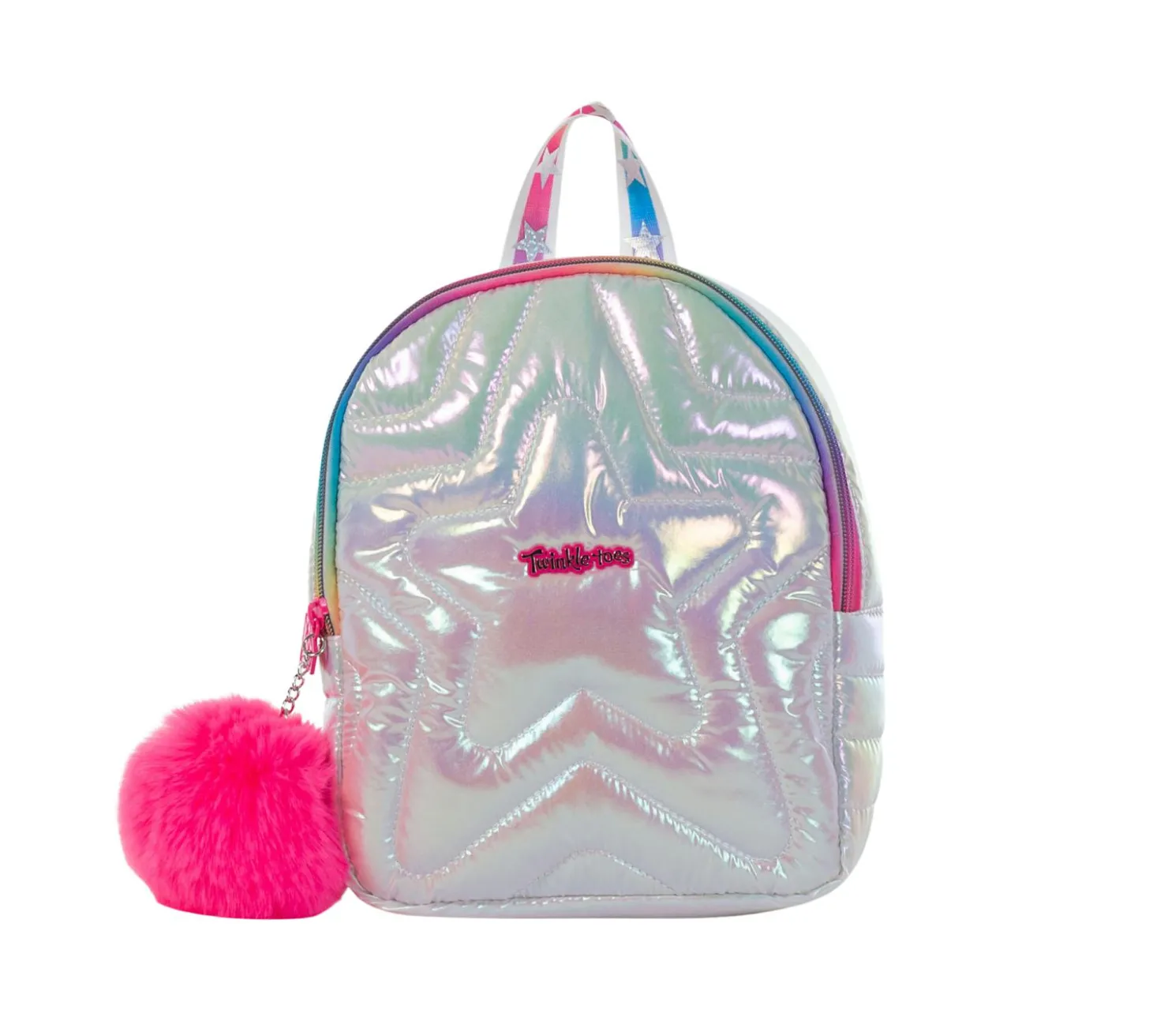 Bags|Backpacks<SKECHERS Twinkle Toes: Puffy Mini Backpack SILVER / MULTI