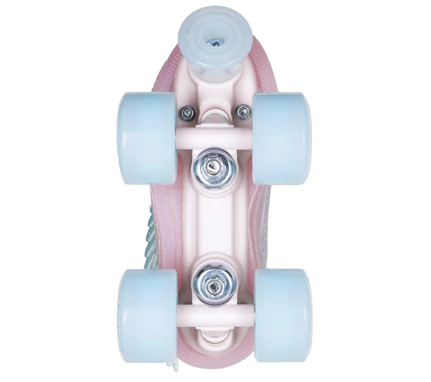 Lace Ups|Athletic Shoes & Sneakers<SKECHERS Twinkle Toes: Shuffle 4 Wheeler - Unicorn Soaring SILVER / PINK