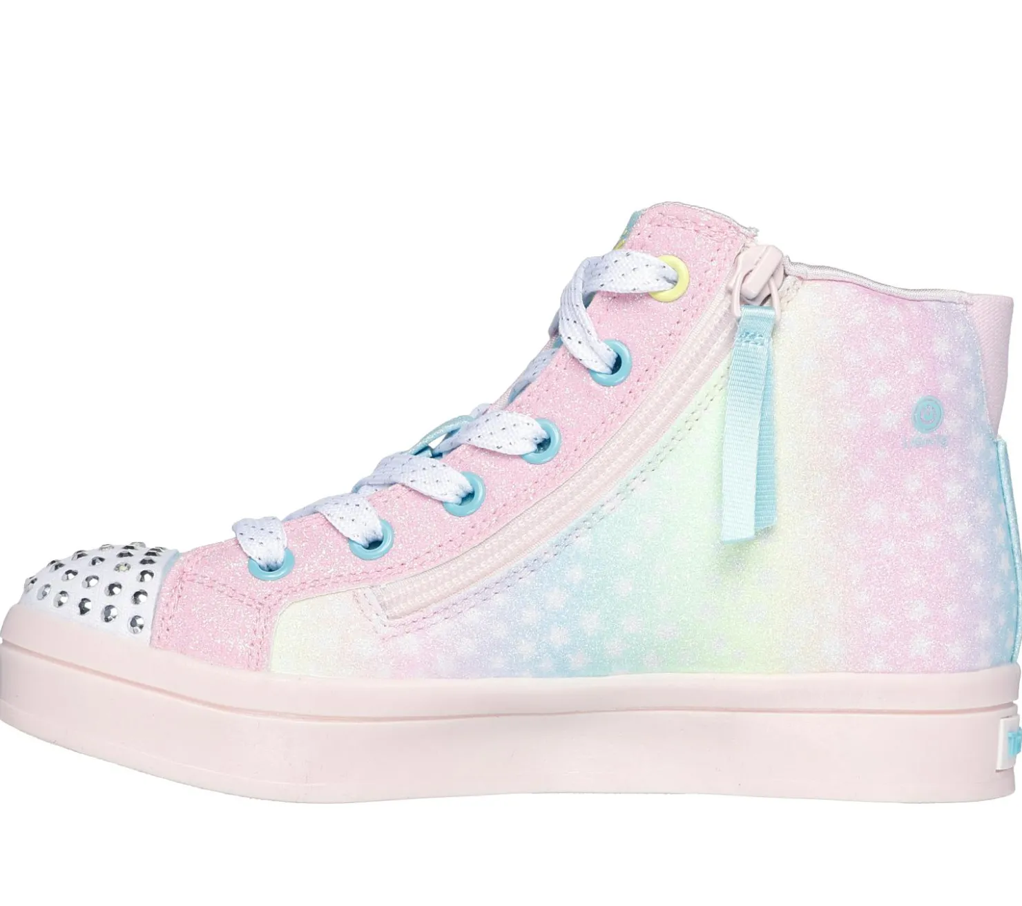 Light-Up|Lace Ups<SKECHERS Twinkle Toes: Twi-Lites 2.0 - Star Zips PINK / MULTI