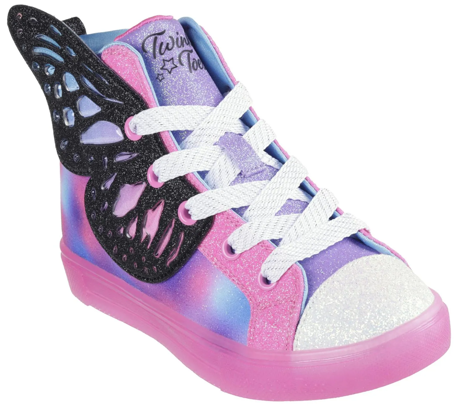Light-Up|Lace Ups<SKECHERS Twinkle Toes: Twinkle Sparks Ice BLACK / MULTI