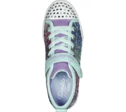 Light-Up|Athletic Shoes & Sneakers<SKECHERS Twinkle Toes: Twinkle Sparks - Sequin Flash LIGHT BLUE / MULTI