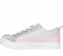 Light-Up|Lace Ups<SKECHERS Twinkle Toes: Twinkle Sparks - Magical Ombre PINK / SILVER