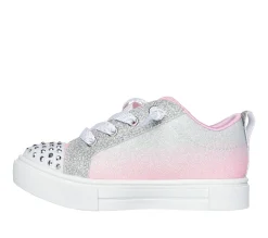 Light-Up|Athletic Shoes & Sneakers<SKECHERS Twinkle Toes: Twinkle Sparks - Magical Ombre PINK / SILVER