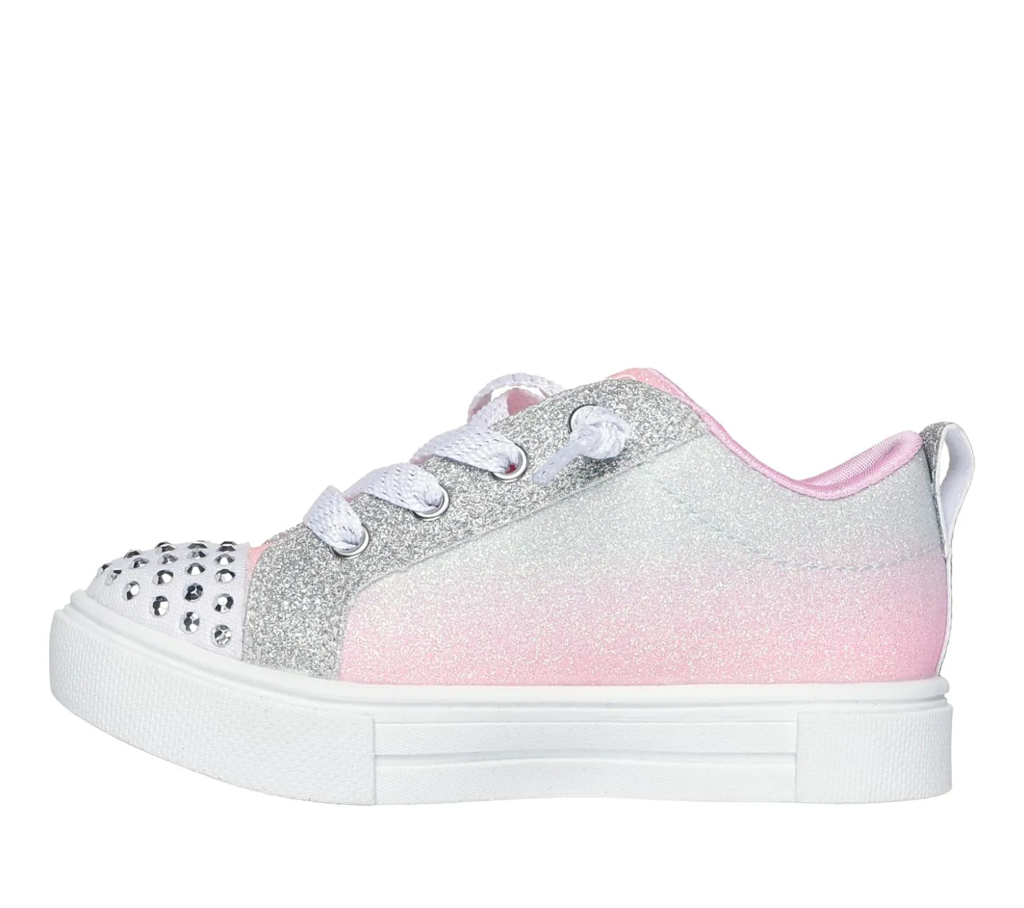 Light-Up|Athletic Shoes & Sneakers<SKECHERS Twinkle Toes: Twinkle Sparks - Magical Ombre PINK / SILVER