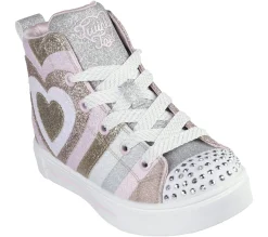 Light-Up|Lace Ups<SKECHERS Twinkle Toes: Twinkle Sparks - Heart Pop ROSEGOLD