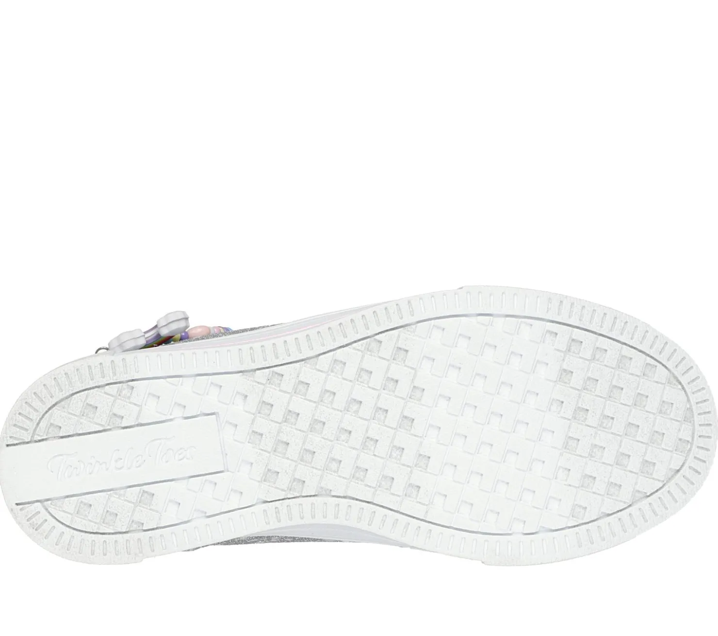 Light-Up|Lace Ups<SKECHERS Twinkle Toes: Twinkle Sparks - Charm Bestie SILVER