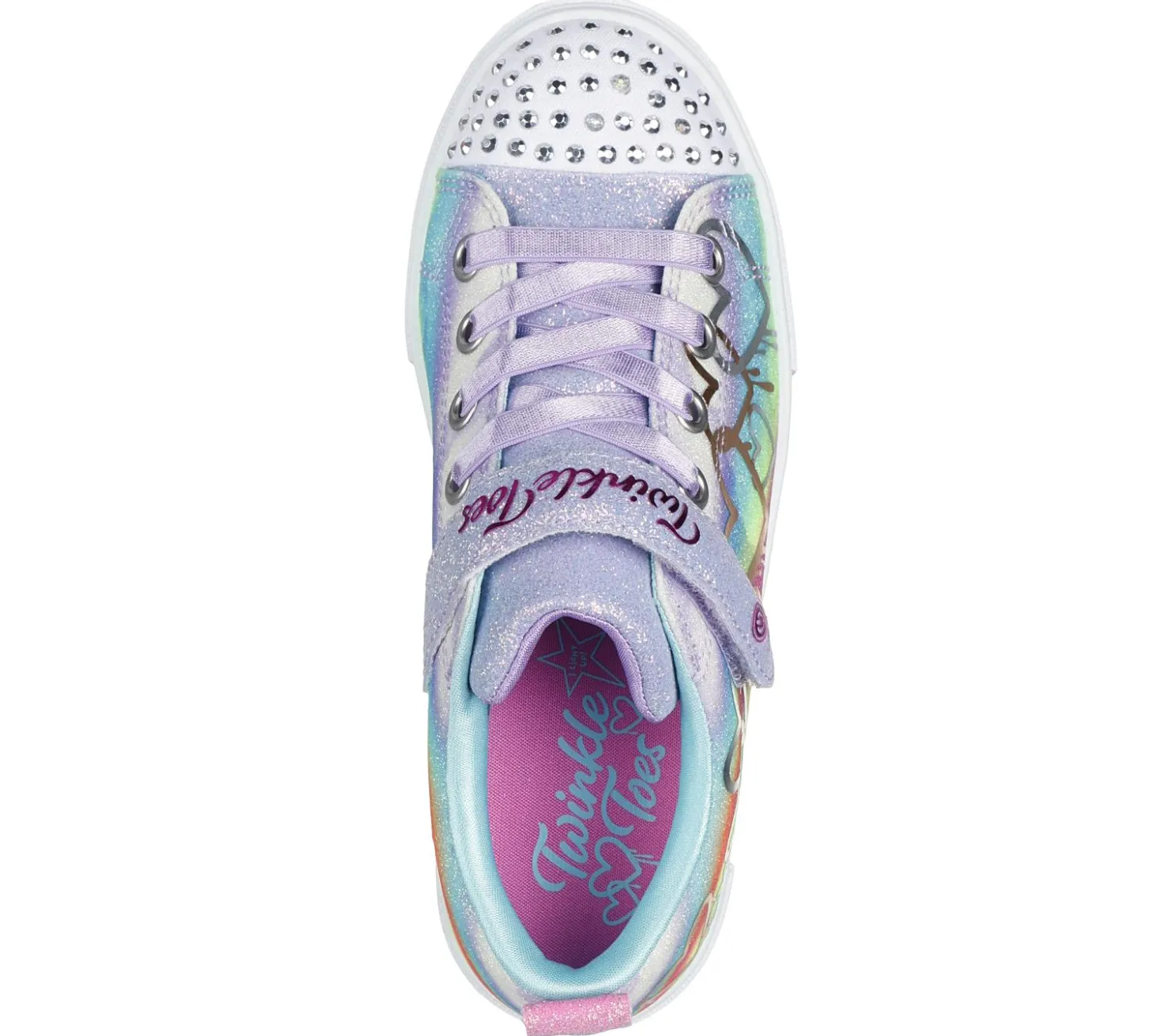 Athletic Shoes & Sneakers|Light-Up<SKECHERS Twinkle Toes: Twinkle Sparks - Ombre Love LAVENDER / MULTI