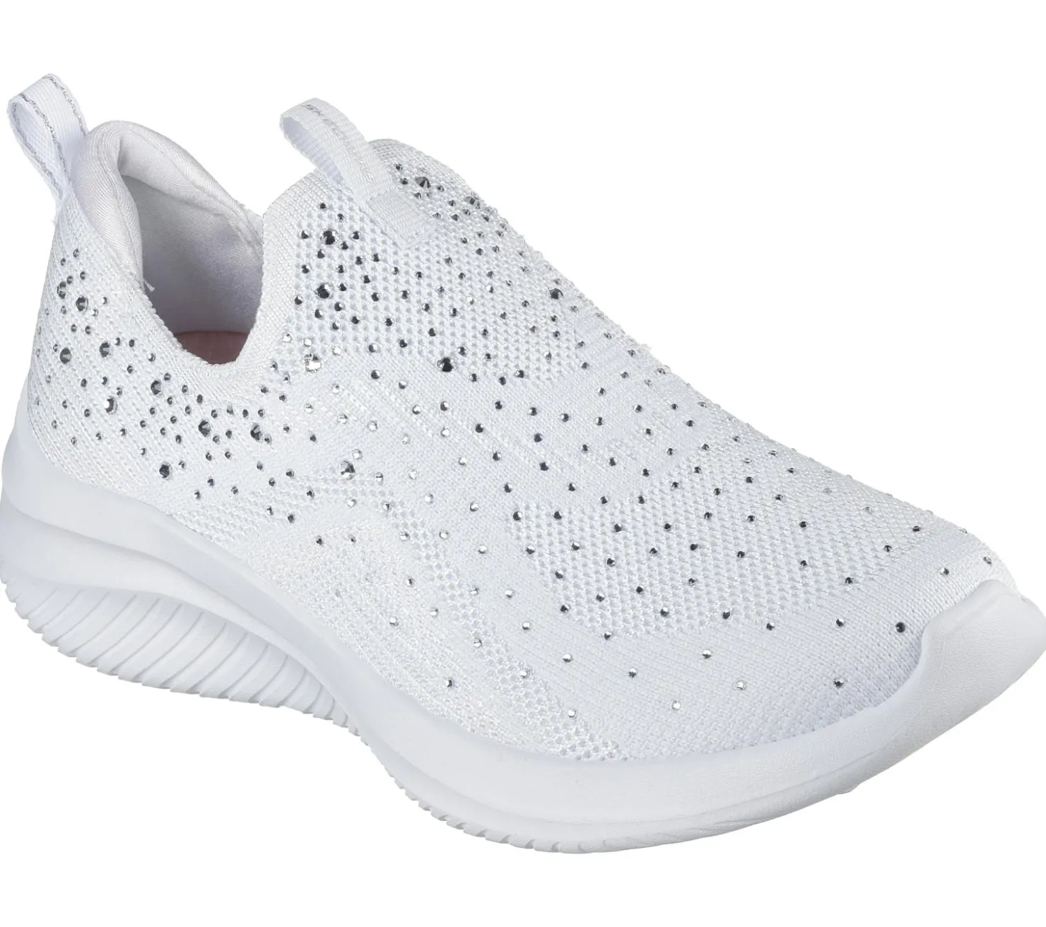 Slip-Ons|Athletic Sneakers<SKECHERS Ultra Flex 3.0 - Glam Night WHITE / SILVER