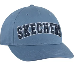 Hats|Hats<SKECHERS University Baseball Hat BLUE / GRAY
