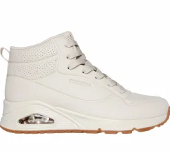 Lace Up|Athletic Sneakers<SKECHERS Uno - - Stand High OFF WHITE