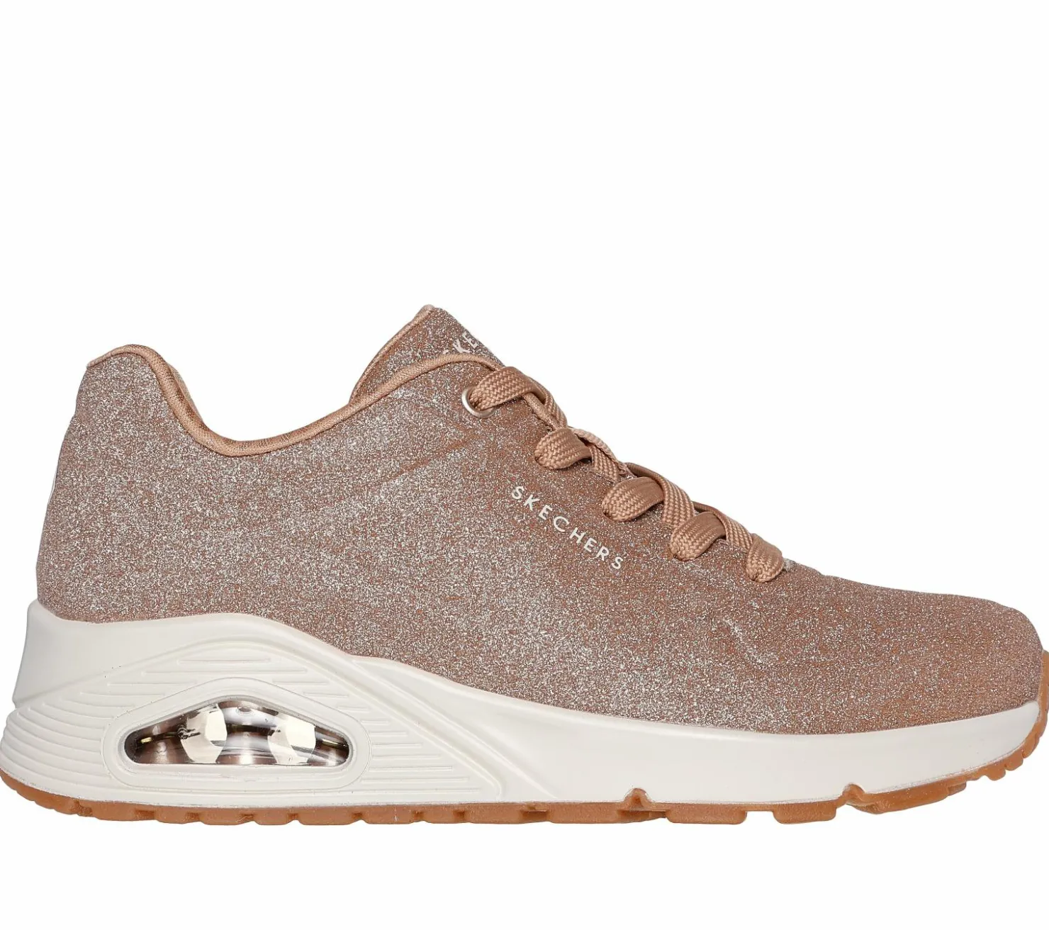 Lace Up|Athletic Sneakers<SKECHERS Uno - Glitter Bomb ROSEGOLD