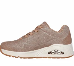 Lace Up|Athletic Sneakers<SKECHERS Uno - Glitter Bomb ROSEGOLD