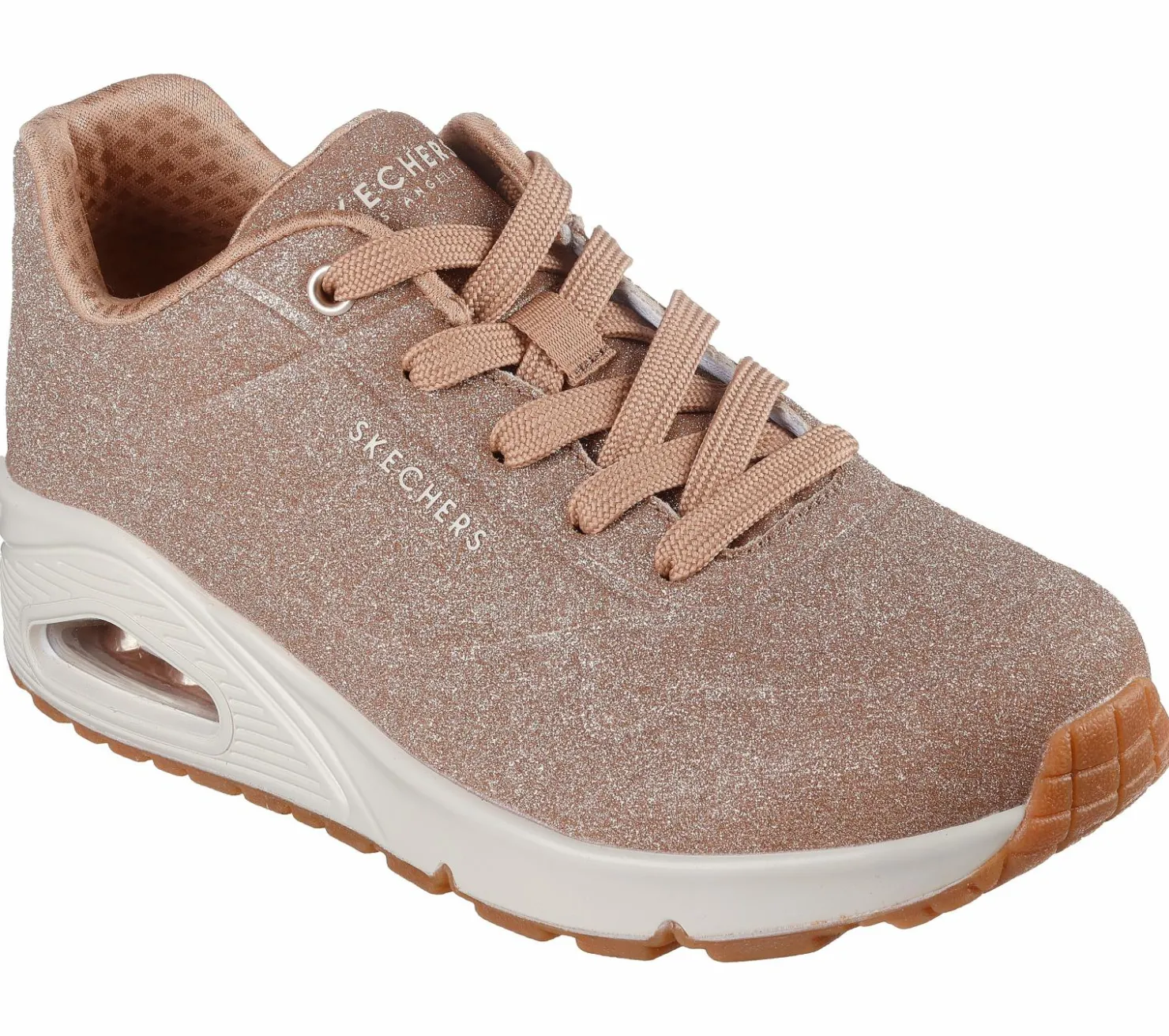 Lace Up|Athletic Sneakers<SKECHERS Uno - Glitter Bomb ROSEGOLD