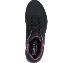 Lace Up<SKECHERS Uno - Majestic Garden BLACK / MULTI