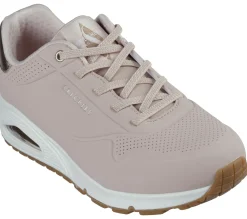 Wedges|Slip-Ons<SKECHERS Uno - Shimmer Away BLUSH PINK