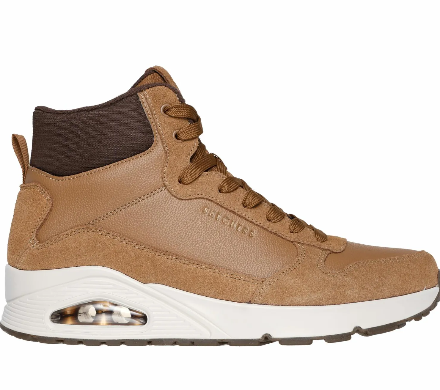 Lace Up|Athletic Sneakers<SKECHERS Uno - Stacre Mid WHISKEY