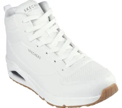 Lace Up|Athletic Sneakers<SKECHERS Uno - Stand High WHITE