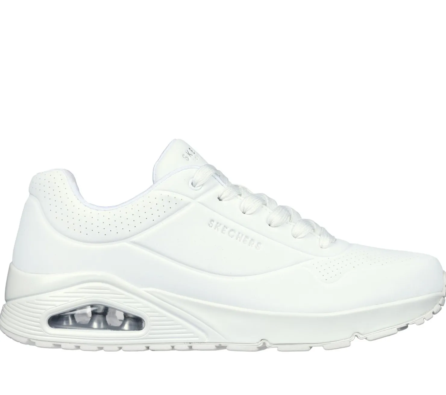 Lace Up|Casual Sneakers<SKECHERS Uno - Stand On Air WHITE