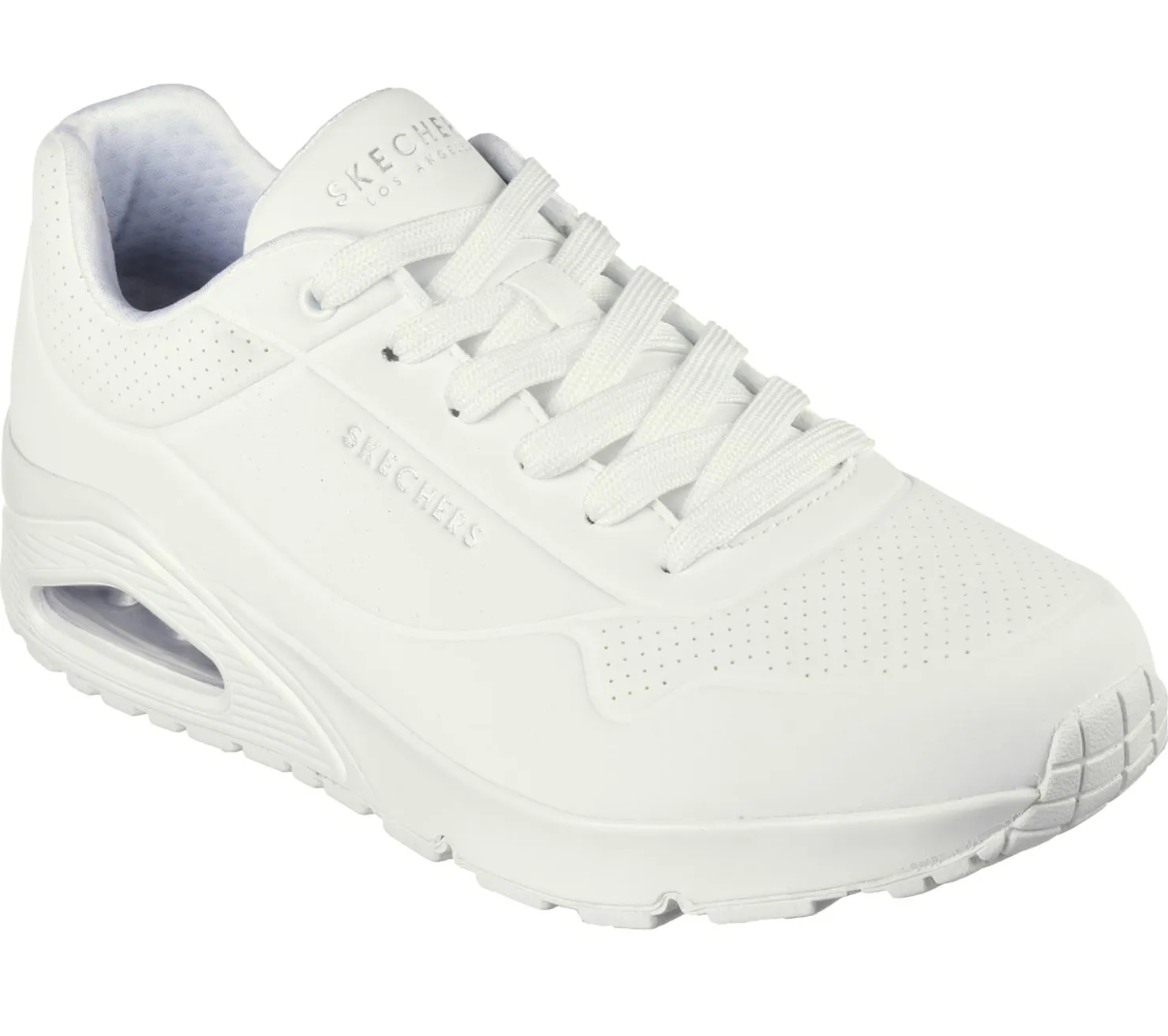 Lace Up|Casual Sneakers<SKECHERS Uno - Stand On Air WHITE