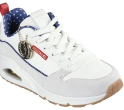 Lace Up|Athletic Sneakers<SKECHERS Uno - Victory Pack WHITE / NAVY