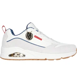 Lace Up|Athletic Sneakers<SKECHERS Uno - Victory Pack WHITE / NAVY