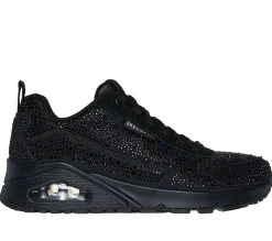 Lace Up|Casual Sneakers<SKECHERS Uno - World Of Gems BLACK