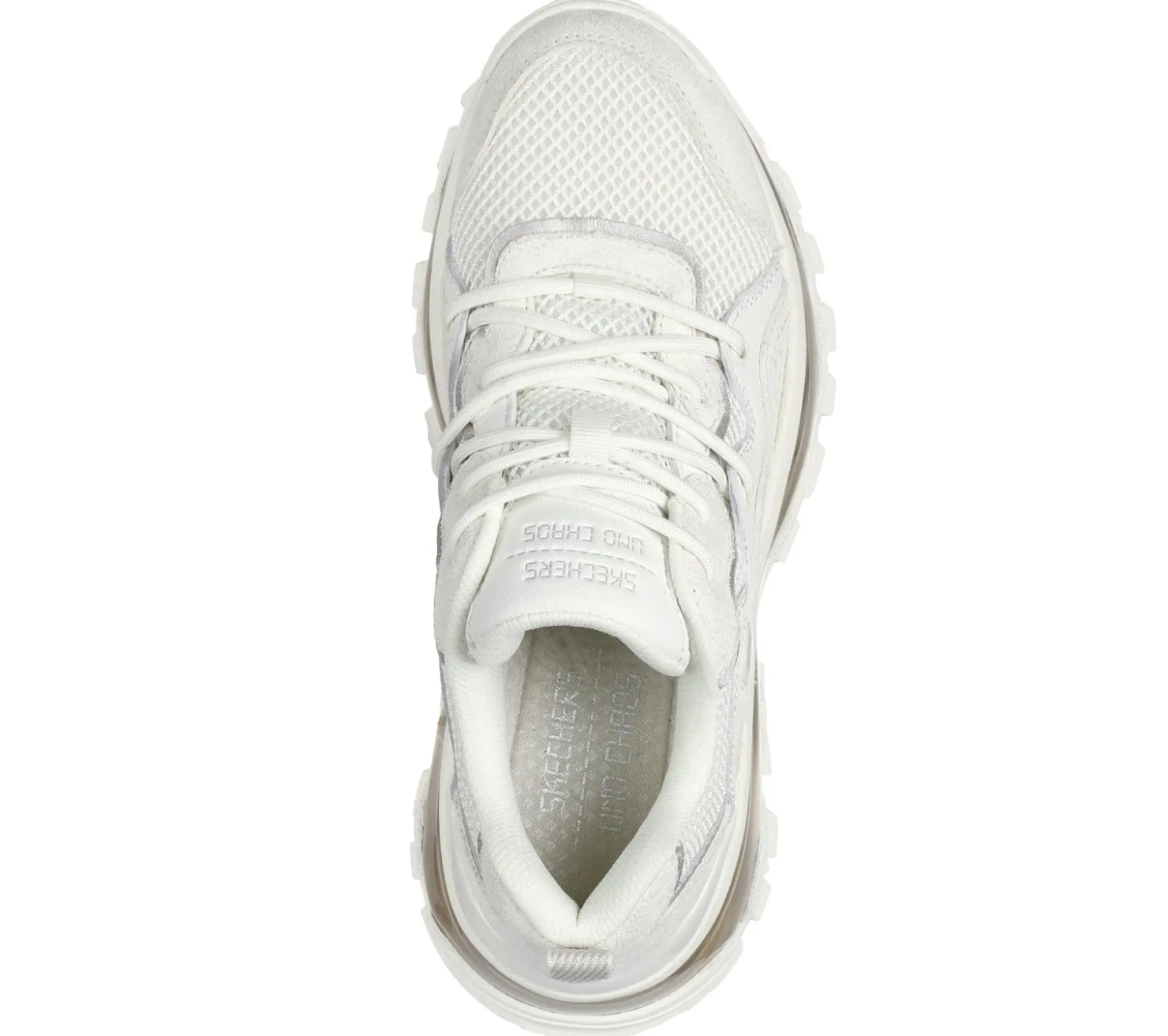 Lace Up|Athletic Sneakers<SKECHERS Uno Chaos WHITE