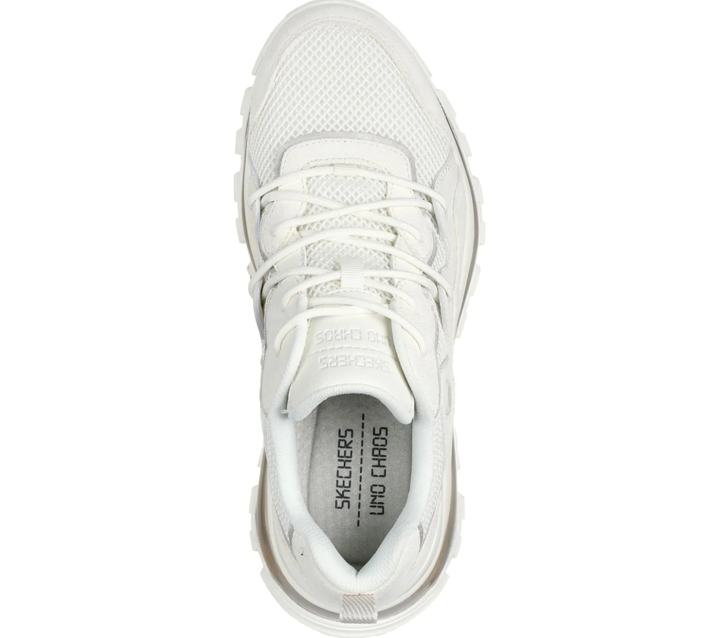 Lace Up|Athletic Sneakers<SKECHERS Uno Chaos - Freak Waves WHITE