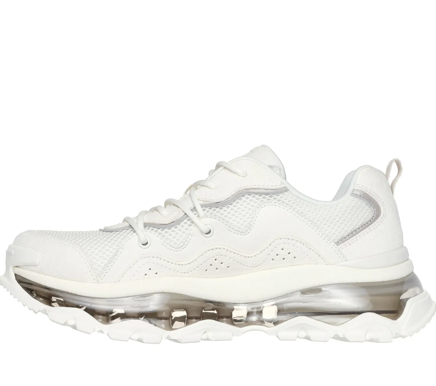 Lace Up|Athletic Sneakers<SKECHERS Uno Chaos - Freak Waves WHITE