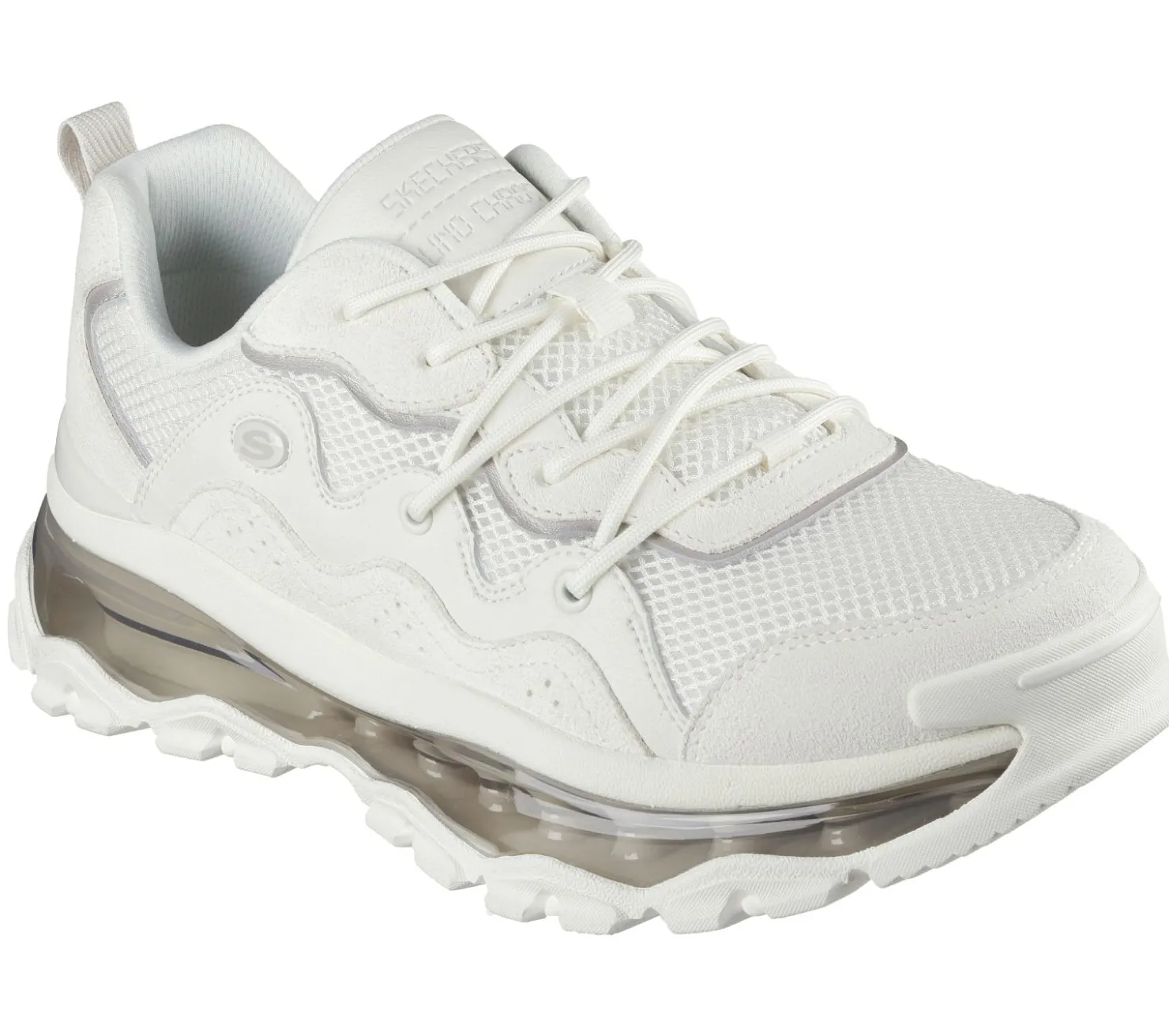 Lace Up|Athletic Sneakers<SKECHERS Uno Chaos - Freak Waves WHITE