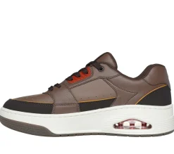 Lace Up|Athletic Sneakers<SKECHERS Uno Court - Low-Post DARK BROWN