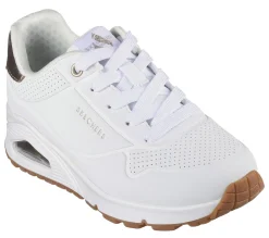 Lace Ups|Athletic Shoes & Sneakers<SKECHERS Uno Gen1 - Shimmer Away WHITE