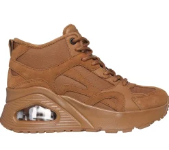 Wedges|Lace Up<SKECHERS Uno Hi - Rocliff Road CARAMEL