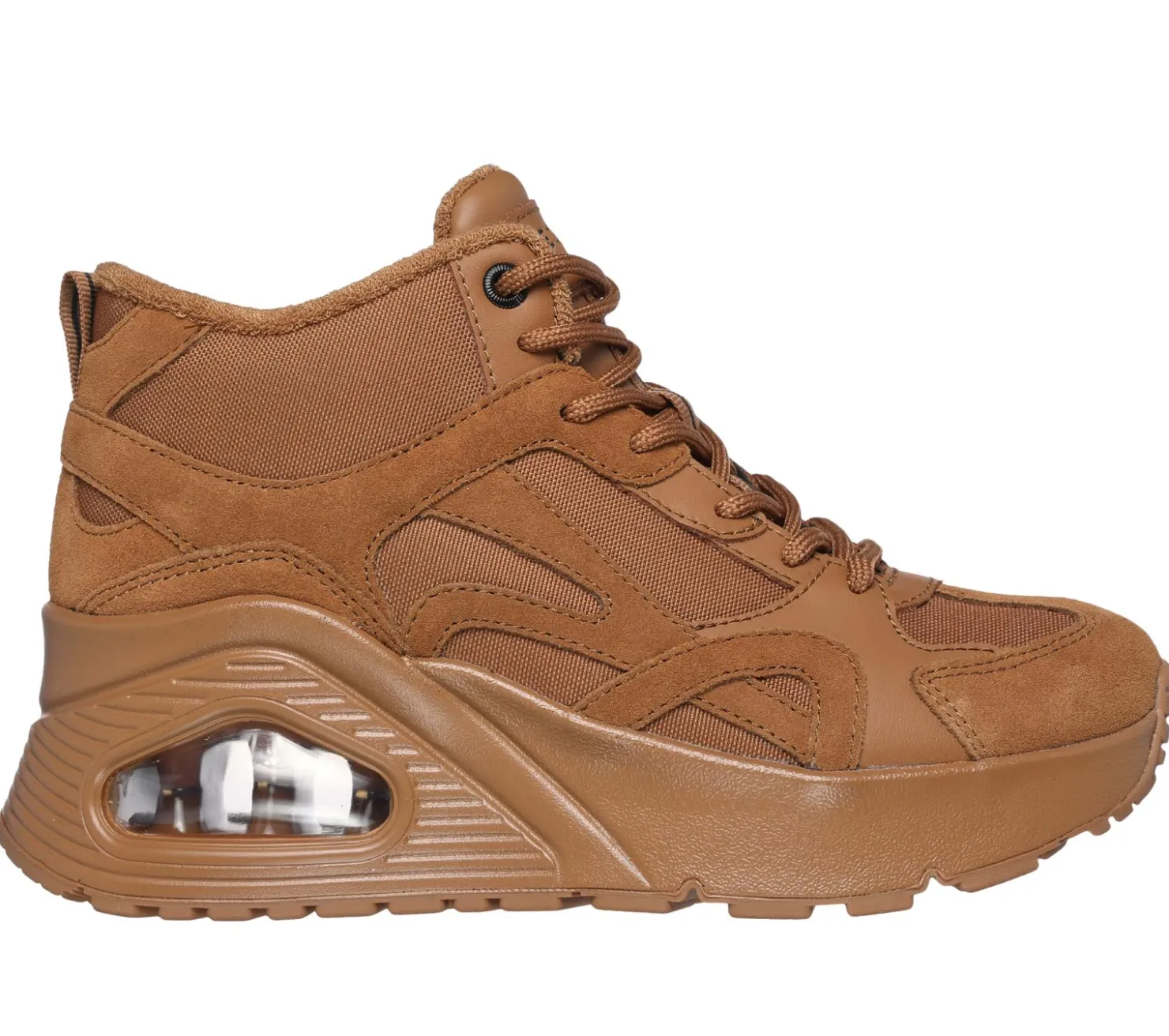 Wedges|Lace Up<SKECHERS Uno Hi - Rocliff Road CARAMEL