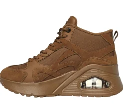 Wedges|Lace Up<SKECHERS Uno Hi - Rocliff Road CARAMEL