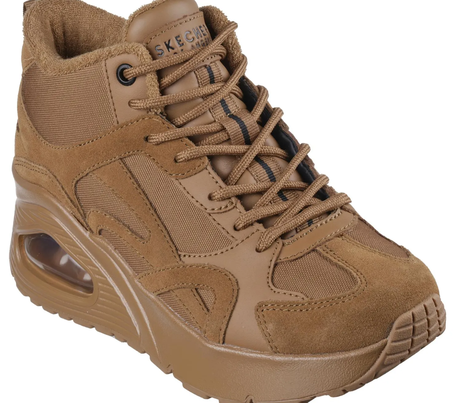 Wedges|Lace Up<SKECHERS Uno Hi - Rocliff Road CARAMEL