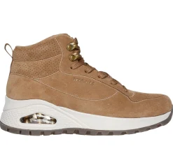 Boots<SKECHERS Uno Rugged - Glamorous Terrain CHESTNUT